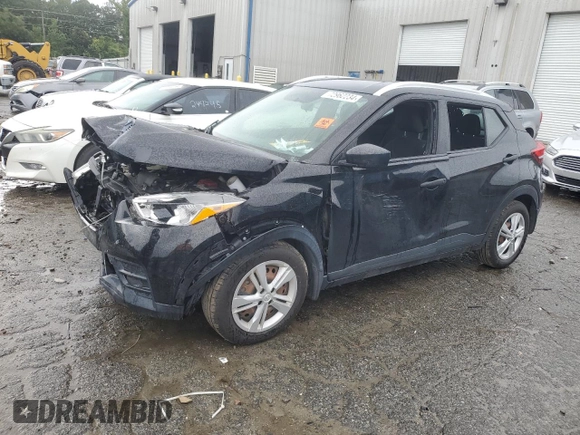 2019 Nissan Kicks S with VIN 3N1CP5CU9KL530965, listed as a Copart auction lot 72962234 with 37,427 mi miles and Salvage Title. Bid and sale history available at carsss.com. Image 1.