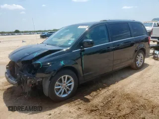 2018 Dodge Grand Caravan SXT z VIN 2C4RDGCG6JR223437, wystawiony jako Copart lot #58124725 z przebiegiem 130 584 mil mil oraz Szkoda całkowita • Salvage title. Historia ofert i sprzedaży dostępna na DreamBid. Obrazek 1.