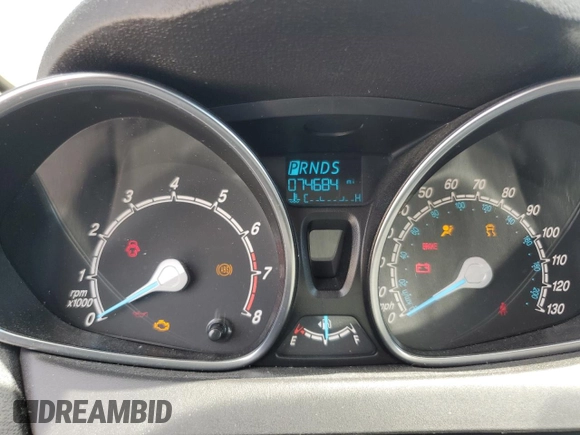 2018 Ford Fiesta SE with VIN 3FADP4BJXJM139731, listed as a Copart auction lot 52879905 with 74,684 mi miles and Salvage Title. Bid and sale history available at carsss.com. Image 9.