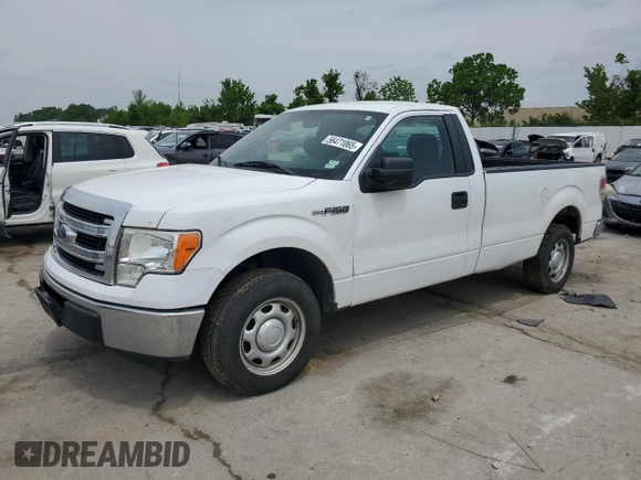 2013 Ford F-150 XL with VIN 1FTNF1CF3DKE30271, listed as a Copart auction lot 56471065 with 219,157 mi miles and Clean title. Bid and sale history available at DreamBid. Image 1.