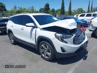 2020 GMC Terrain SLT with VIN 3GKALPEV9LL123025, listed as a IAAI auction lot 42183757 with 72,582 mi miles and . Bid and sale history available at DreamBid. Image 1.