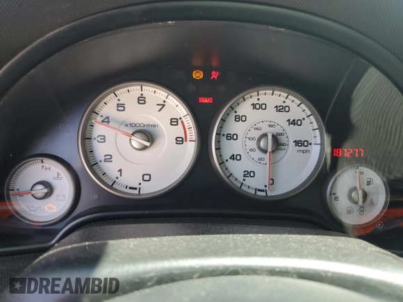 2006 Acura RSX Type S z VIN JH4DC53086S023586, wystawiony jako Copart lot #58018335 z przebiegiem 187 277 mil mil oraz Czysty tytuł • Clean title. Historia ofert i sprzedaży dostępna na DreamBid. Obrazek 9.