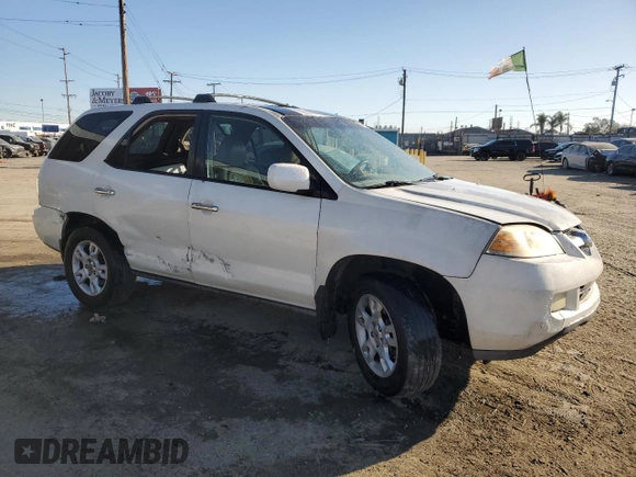 2004 Acura MDX Touring Pkg w/Navigation with VIN 2HNYD188X4H527272, listed as a Copart auction lot 46543385 with 290,683 mi miles and Salvage Title. Bid and sale history available at carsss.com. Image 4.
