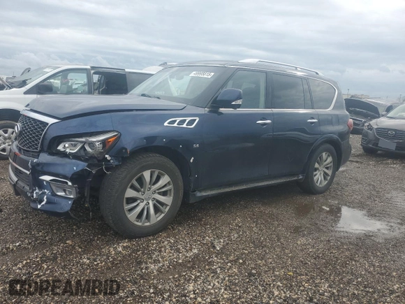 2017 Infiniti QX80 with VIN JN8AZ2NF7H9644383, listed as a Copart auction lot 49995815 with Not provided miles and Clean title. Bid and sale history available at DreamBid. Image 1.