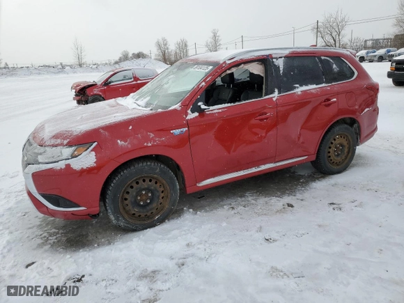 2019 Mitsubishi Outlander PHEV SEL with VIN JA4J24A58KZ607465, listed as a Copart auction lot 89104125 with 96091 miles and Salvage Title. Bid and sale history available at carsss.com. Image 1.
