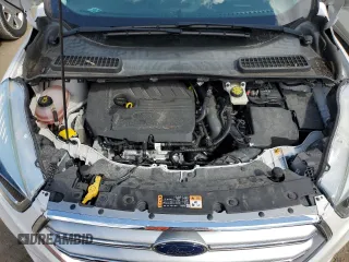 2017 Ford Escape Titanium with VIN 1FMCU0JD1HUA20454, listed as a Copart auction lot 74551324 with 0 mi miles and Non Repairable. Bid and sale history available at carsss.com. Image 12.