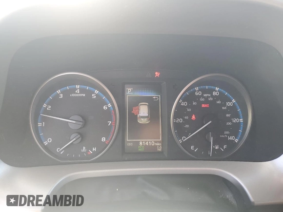 2018 Toyota RAV4 LE with VIN 2T3BFREV6JW739046, listed as a Copart auction lot 57475695 with 81,410 mi miles and Salvage title. Bid and sale history available at DreamBid. Image 9.