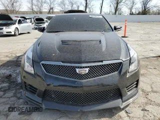 2017 Cadillac ATS-V with VIN 1G6AN1RY1H0201201, listed as a Copart auction lot 49400535 with 27,588 mi miles and Salvage Title. Bid and sale history available at carsss.com. Image 5.