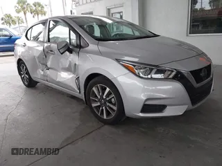2021 Nissan Versa SV with VIN 3N1CN8EV4ML858875, listed as a IAAI auction lot 42470930 with 11,908 mi miles and . Bid and sale history available at DreamBid. Image 1.