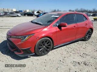 2021 Toyota Corolla Hatchback SE with VIN JTND4MBEXM3107594, listed as a Copart auction lot 48265275 with 86,045 mi miles and Salvage Title. Bid and sale history available at carsss.com. Image 1.