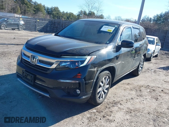 2019 Honda Pilot EX-L with VIN 5FNYF6H53KB007940, listed as a IAAI auction lot 38969204 with 52,677 mi miles. Bid and sale history available at carsss.com. Image 17.