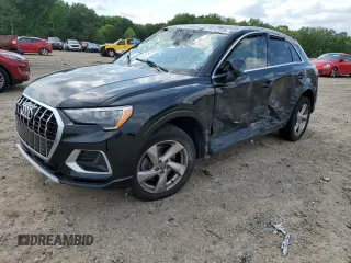 2019 Audi Q3 Premium with VIN WA1AECF30K1075300, listed as a Copart auction lot 54767545 with 93,203 mi miles and Non repairable. Bid and sale history available at DreamBid. Image 1.