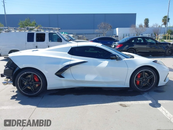 2021 Chevrolet Corvette 1LT with VIN 1G1YA3D49M5123036, listed as a IAAI auction lot 41681854 with 5,367 mi miles. Bid and sale history available at carsss.com. Image 14.