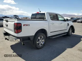 2024 Ford Ranger Lariat with VIN 1FTER4KH6RLE06429, listed as a Copart auction lot 51450775 with 8,592 mi miles and Salvage title. Bid and sale history available at DreamBid. Image 3.