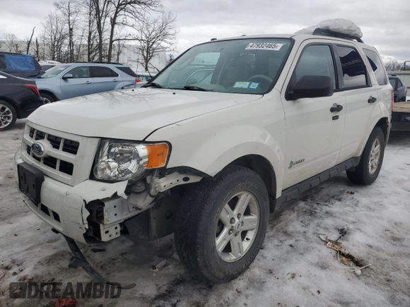 2012 Ford Escape Hybrid with VIN 1FMCU5K39CKA70381, listed as a Copart auction lot 47932465 with 119,668 mi miles and Salvage title. Bid and sale history available at DreamBid. Image 1.