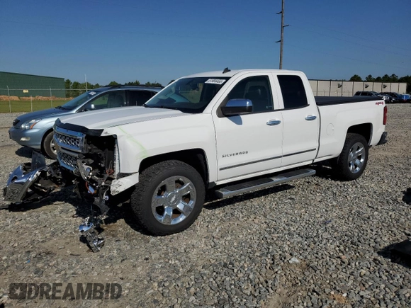 2014 Chevrolet Silverado 1500 LTZ with VIN 1GCVKSEC9EZ227270, listed as a Copart auction lot 51904465 with 95,535 mi miles and Salvage Title. Bid and sale history available at DreamBid. Image 1.