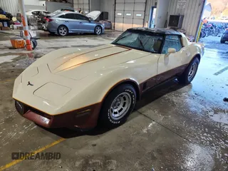 1981 Chevrolet Corvette with VIN 1G1AY876XBS414005, listed as a Copart auction lot 88344075 with 93,932 mi miles and Clean Title. Bid and sale history available at carsss.com. Image 2.