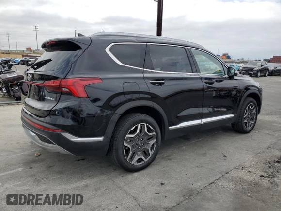 2023 Hyundai Santa Fe Limited z VIN KM8S7DA25PU069566, wystawiony jako Copart lot #55275305 z przebiegiem 15 468 mil mil oraz Szkoda całkowita • Salvage title. Historia ofert i sprzedaży dostępna na DreamBid. Obrazek 3.