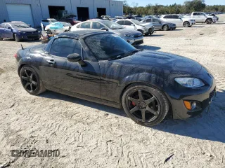2010 Mazda MX-5 Miata Grand Touring with VIN JM1NC2FFXA0208277, listed as a Copart auction lot 41381815 with 98,293 mi miles and Salvage title. Bid and sale history available at DreamBid. Image 4.