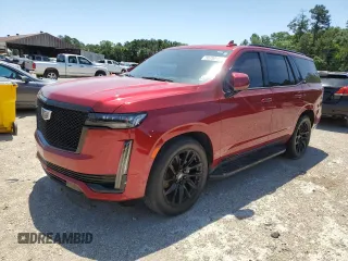 2023 Cadillac Escalade 4WD Sport z VIN 1GYS4FKL8PR325468, wystawiony jako Copart lot #55700105 z przebiegiem 33 284 mil mil oraz Szkoda całkowita • Salvage title. Historia ofert i sprzedaży dostępna na DreamBid. Obrazek 1.