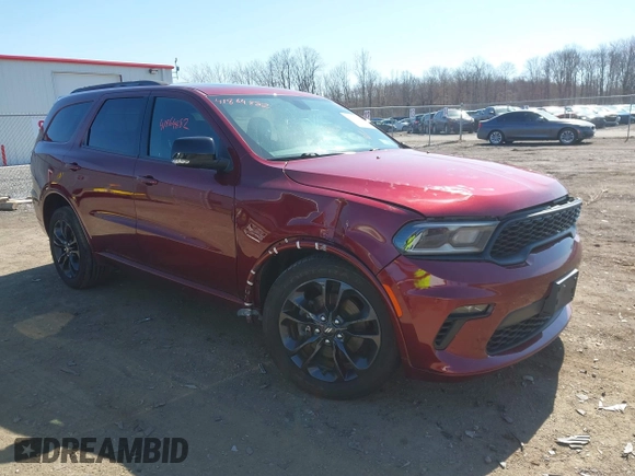 2021 Dodge Durango GT z VIN 1C4RDJDG8MC558966, wystawiony jako IAAI lot #41864882 z przebiegiem 74 124 mil mil oraz . Historia ofert i sprzedaży dostępna na DreamBid. Obrazek 1.