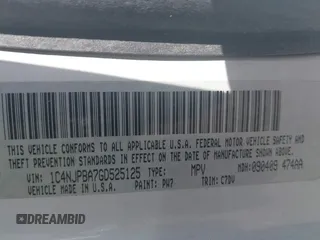 2016 Jeep Patriot Sport with VIN 1C4NJPBA7GD525125, listed as a IAAI auction lot 42603484 with 132,614 mi miles and . Bid and sale history available at DreamBid. Image 9.