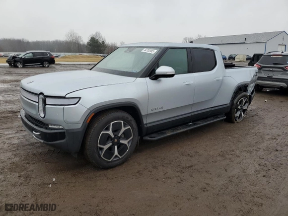 2024 Rivian R1T Adventure with VIN 7FCTGBAA2RN030445, listed as a Copart auction lot 44703985 with NaN miles and Salvage Title. Bid and sale history available at carsss.com. Image 1.