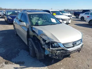 2014 Honda Accord EX-L with VIN 1HGCR6F59EA004379, listed as a IAAI auction lot 41753888 with 98,654 mi miles and . Bid and sale history available at DreamBid. Image 1.