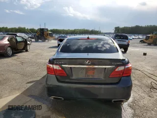 2010 Lexus LS 460 with VIN JTHBL5EF7A5101341, listed as a Copart auction lot 52371455 with 209,048 mi miles and Salvage Title. Bid and sale history available at carsss.com. Image 6.