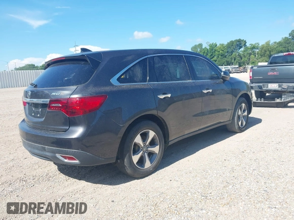 2015 Acura MDX with VIN 5FRYD3H21FB004243, listed as a IAAI auction lot 42581952 with 254,943 mi miles and . Bid and sale history available at DreamBid. Image 4.