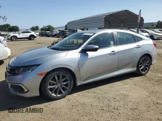 2019 Honda Civic EX z VIN JHMFC1F30KX006284, wystawiony jako Copart lot #59515365 z przebiegiem 23 950 mil mil oraz Szkoda całkowita • Salvage title. Historia ofert i sprzedaży dostępna na DreamBid. Obrazek 1.