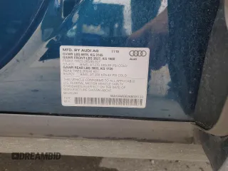 2019 Audi e-tron Prestige with VIN WA1VAAGE2KB025123, listed as a Copart auction lot 51862085 with 31,513 mi miles and Salvage Title. Bid and sale history available at DreamBid. Image 13.