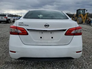 2015 Nissan Sentra S with VIN 3N1AB7AP5FY280728, listed as a Copart auction lot 47816905 with 136,301 mi miles and Salvage Title. Bid and sale history available at carsss.com. Image 6.