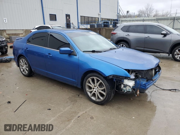 2012 Ford Fusion SEL with VIN 3FAHP0JA6CR245935, listed as a Copart auction lot 44125735 with 249,867 mi miles and Salvage Title. Bid and sale history available at carsss.com. Image 4.
