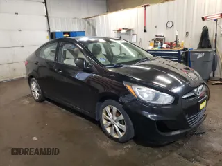 2012 Hyundai Accent GLS with VIN KMHCU4AE6CU168091, listed as a Copart auction lot 52881095 with 180,045 mi miles and Non Repairable. Bid and sale history available at carsss.com. Image 4.