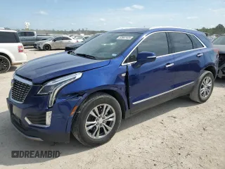2023 Cadillac XT5 FWD Premium Luxury with VIN 1GYKNCRS3PZ154122, listed as a Copart auction lot 53667425 with 52,279 mi miles and Salvage Title. Bid and sale history available at carsss.com. Image 1.
