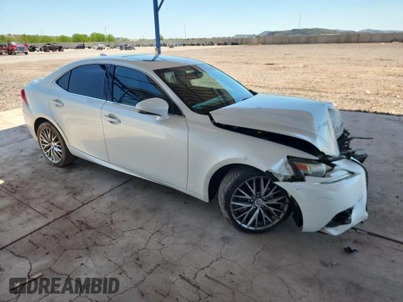 2014 Lexus IS 250 with VIN JTHBF1D29E5001908, listed as a Copart auction lot 63916575 with 225,674 mi miles and Salvage title. Bid and sale history available at DreamBid. Image 4.