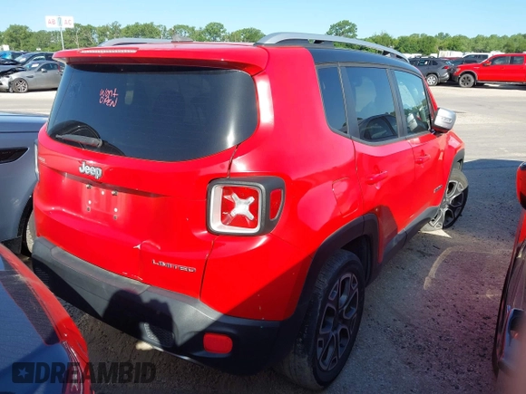 2016 Jeep Renegade Limited с VIN ZACCJADT6GPC94058, выставлен на аукционе IAAI как лот 42203571 с пробегом 101 165 миль миль и . История ставок и продаж доступна на DreamBid. Изображение 4.