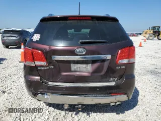 2012 Kia Sorento SX with VIN 5XYKW4A23CG221864, listed as a Copart auction lot 51532215 with 280,758 mi miles and Salvage Title. Bid and sale history available at carsss.com. Image 6.