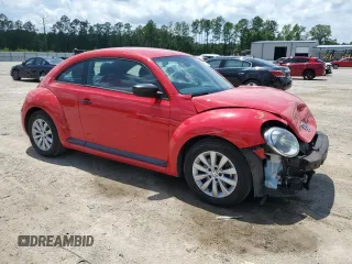 2018 Volkswagen Beetle S with VIN 3VWFD7AT7JM711691, listed as a Copart auction lot 59888825 with 69,283 mi miles and Salvage title. Bid and sale history available at DreamBid. Image 4.