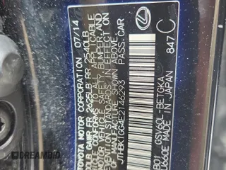 2014 Lexus ES 330 with VIN JTHBK1GG4E2146293, listed as a Copart auction lot 60622285 with 102,329 mi miles and Salvage title. Bid and sale history available at DreamBid. Image 12.