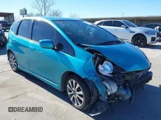 2013 Honda Fit Sport with VIN JHMGE8H56DC034820, listed as a IAAI auction lot 41737797 with 157,846 mi miles. Bid and sale history available at carsss.com. Image 1.
