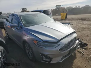 2020 Ford Fusion Hybrid Titanium with VIN 3FA6P0RUXLR203967, listed as a Copart auction lot 43813435 with 91,685 mi miles and Salvage Title. Bid and sale history available at carsss.com. Image 4.
