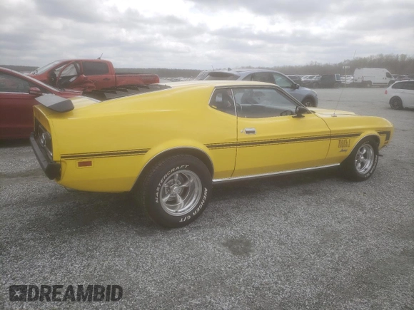 1972 Ford Mustang z VIN 2F02F158865, wystawiony jako Copart lot #50401105 z przebiegiem 5 738 mil mil oraz Szkoda całkowita • Salvage title. Historia ofert i sprzedaży dostępna na DreamBid. Obrazek 3.