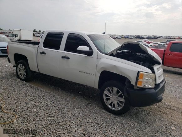 2007 Chevrolet Silverado 1500 LS with VIN 2GCEK13CX71539610, listed as a Copart auction lot 72782084 with 213,968 mi miles and Salvage Title. Bid and sale history available at carsss.com. Image 4.