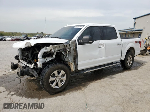 2018 Ford F-150 XL with VIN 1FTEW1EG5JFA56160, listed as a Copart auction lot 51095865 with 83,761 mi miles and Salvage Title. Bid and sale history available at carsss.com. Image 1.