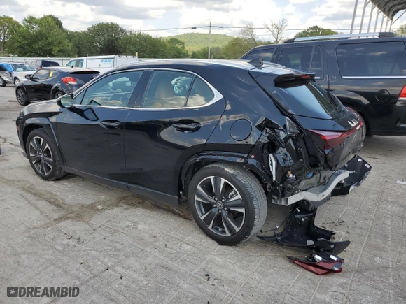 2024 Lexus UX with VIN JTHP6JBH2R2191619, listed as a Copart auction lot 65536244 with 11,190 mi miles and Salvage Title. Bid and sale history available at carsss.com. Image 2.
