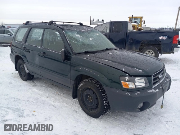 2003 Subaru Forester X with VIN JF1SG63643H749712, listed as a Copart auction lot 77907234 with 166,974 mi miles and Salvage Title. Bid and sale history available at carsss.com. Image 4.