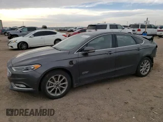 2018 Ford Fusion Energi Titanium with VIN 3FA6P0SU8JR246310, listed as a Copart auction lot 44064763 with 121,483 mi miles. Bid and sale history available at carsss.com. Image 1.