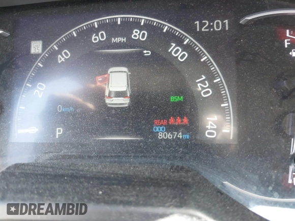 2023 Toyota RAV4 Adventure with VIN 2T3J1RFVXPW375604, listed as a IAAI auction lot 42045010 with 80,674 mi miles. Bid and sale history available at carsss.com. Image 15.